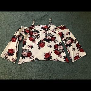 Cold shoulder blouse